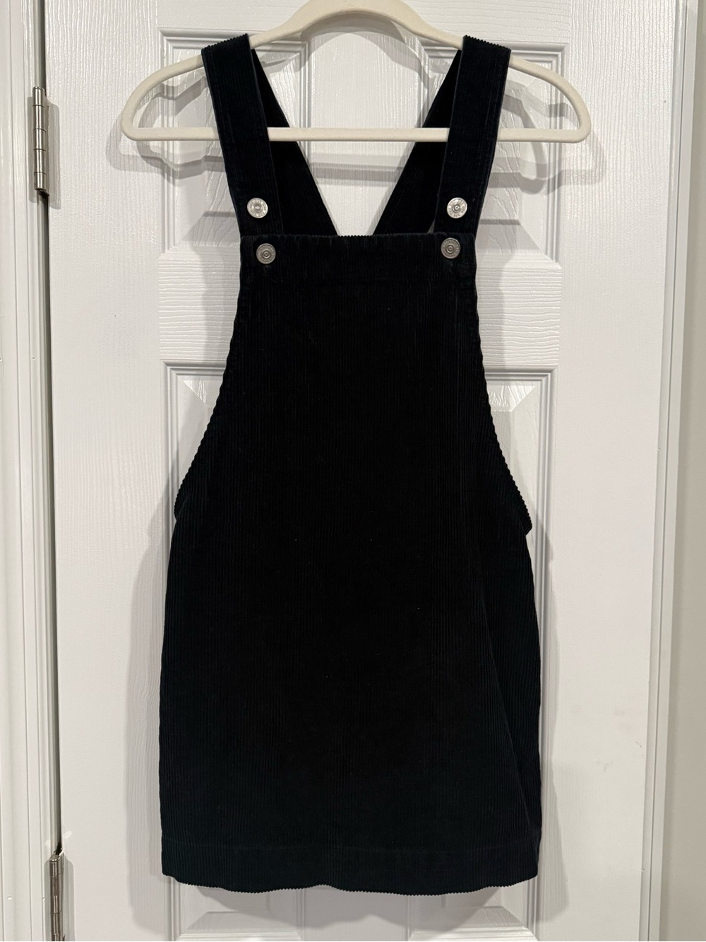 BDG Urban Outfitters Black Corduroy Overall Dress XS